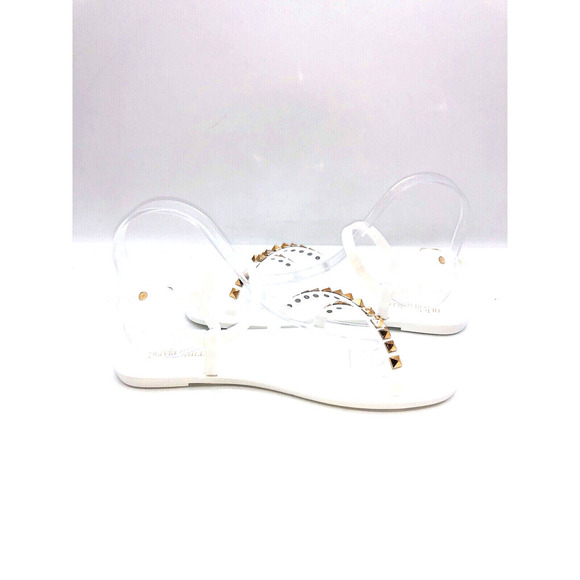 Olivia Miller Tramore Jelly Studded Sandals - White , US 8 - Picture 4 of 10